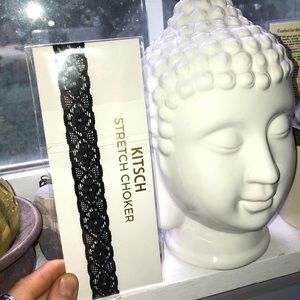 KITSCH stretch lace choker NEW